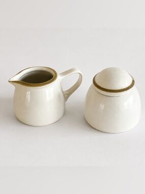 DANSK Santiago Stoneware Sugar and Creamer Set